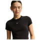 Nike Γυναικεία κοντομάνικη μπλούζα Sportswear Chill Knit Cropped Tee